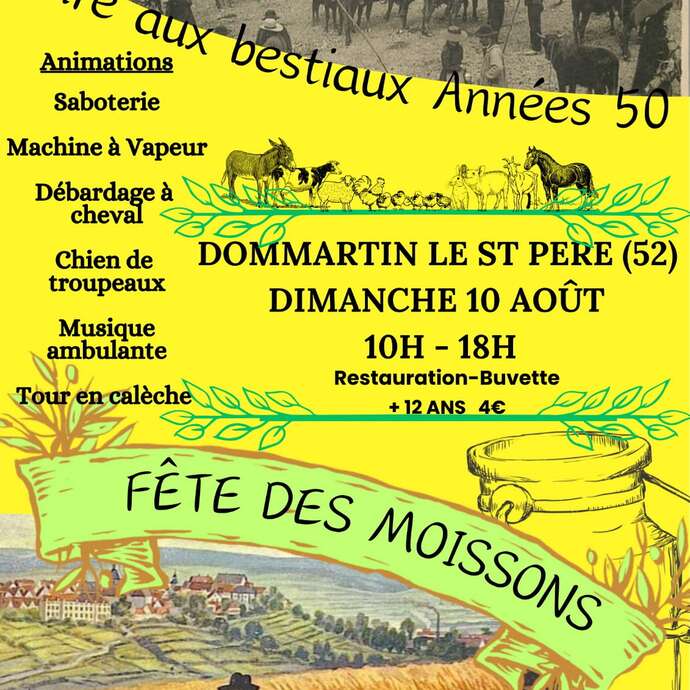 Fête des Moissons - Foire aux bestiaux Années 50