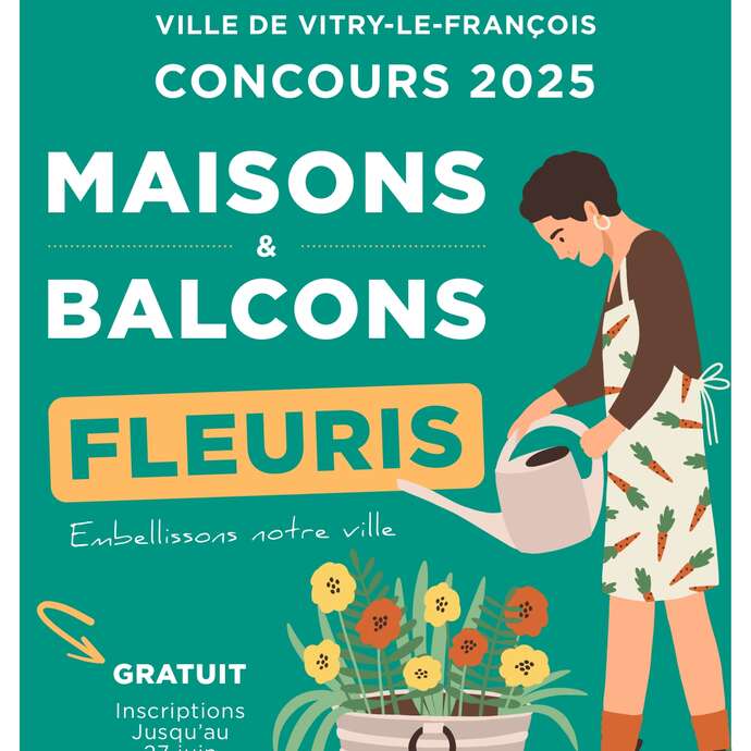 Concours Maisons & Balcons fleuris de la Ville de Vitry-le-François