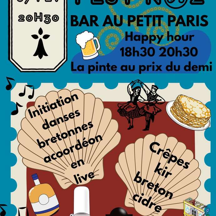 Fest Noz au Petit Paris ! Soirée bretonne