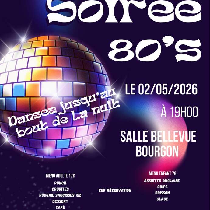 SOIREE ANNEE 80