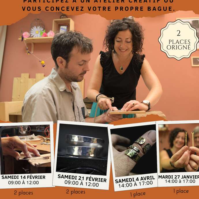 Atelier confection d'une bague