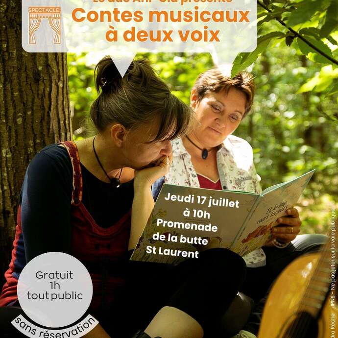 Spectacle : Contes Musicaux à deux voix (par le duo Ani-Cia)
