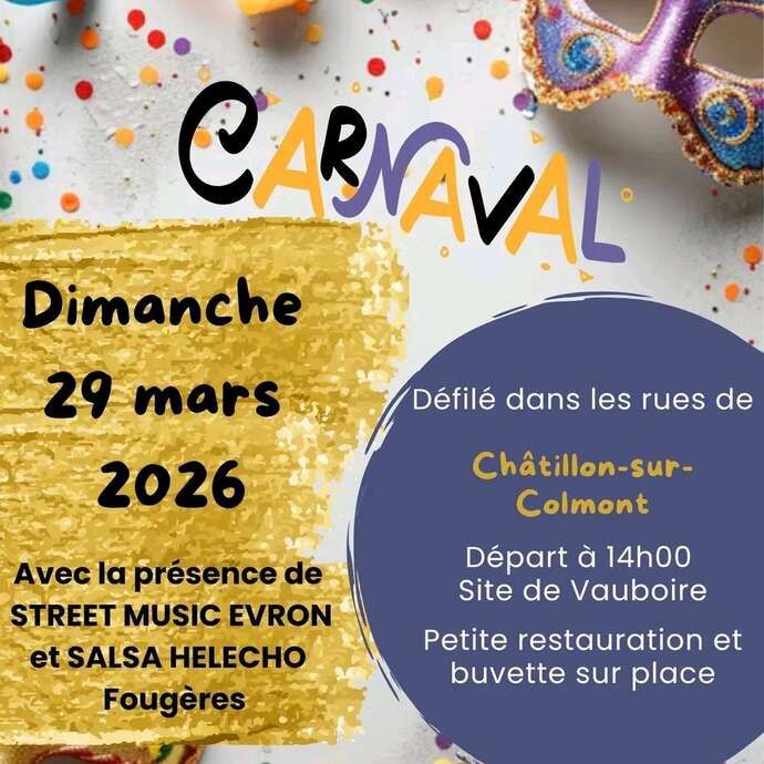 Carnaval à Châtillon-sur-Colmont