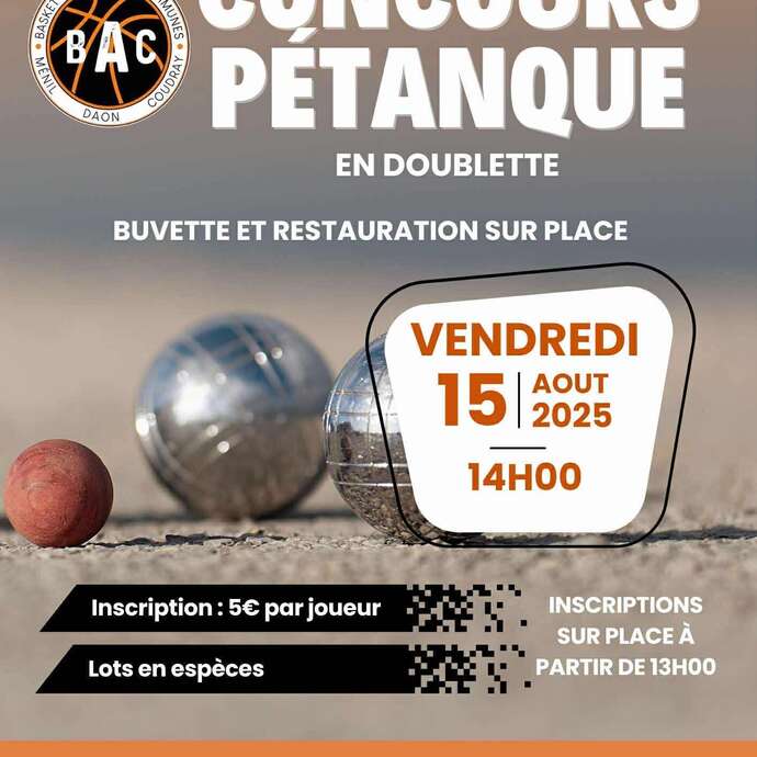 CONCOURS DE PÉTANQUE