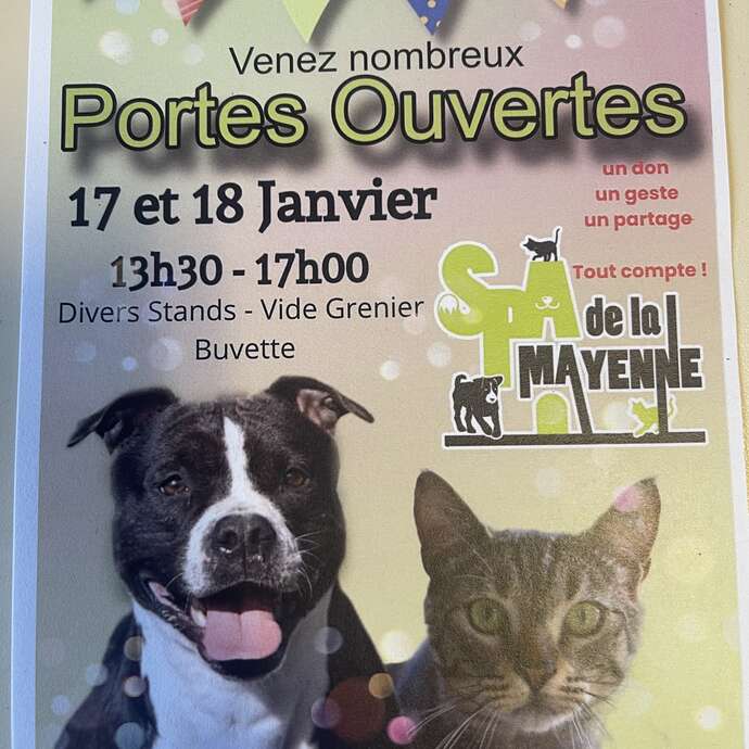 Portes ouvertes de la SPA de la Mayenne