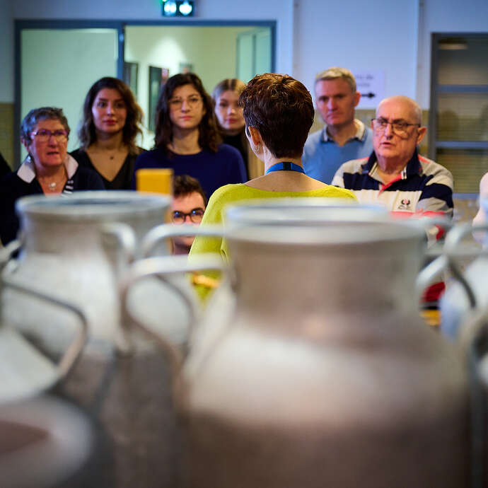 Visite guidée de La Cité du Lait