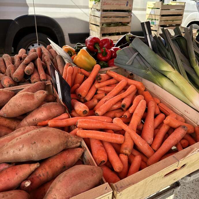 Marché "au champ" de Montflours