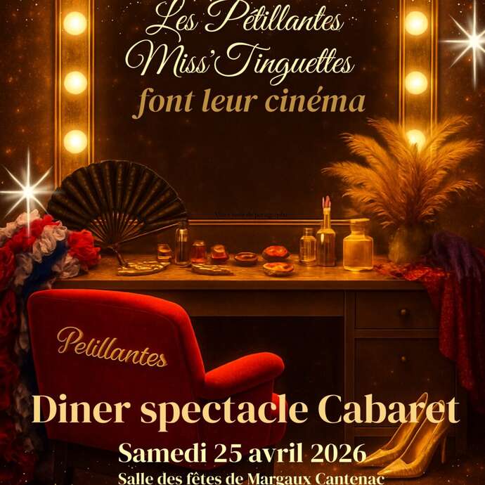 Dîner spectacle cabaret à Margaux