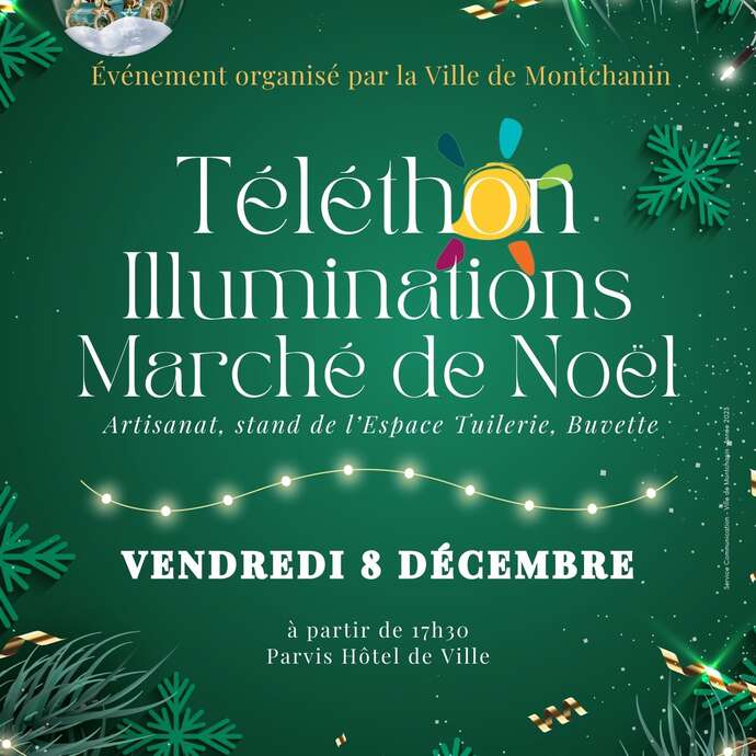 Téléthon, Illuminations et Marché de Noël