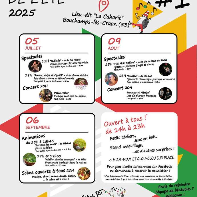 O CHAOS RIT - Spectacle danse, jonglage, clowns et concert !