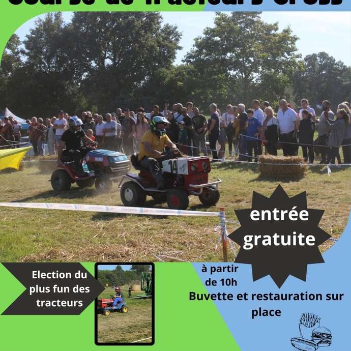 COURSE DE TRACTEURS-TONDEUSES