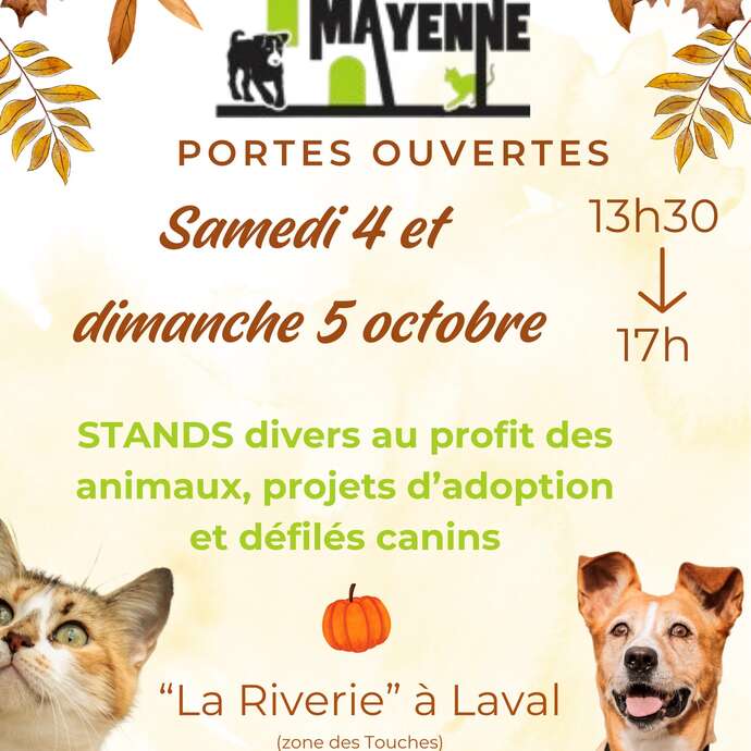 PORTES OUVERTES DE LA SPA DE LA MAYENNE