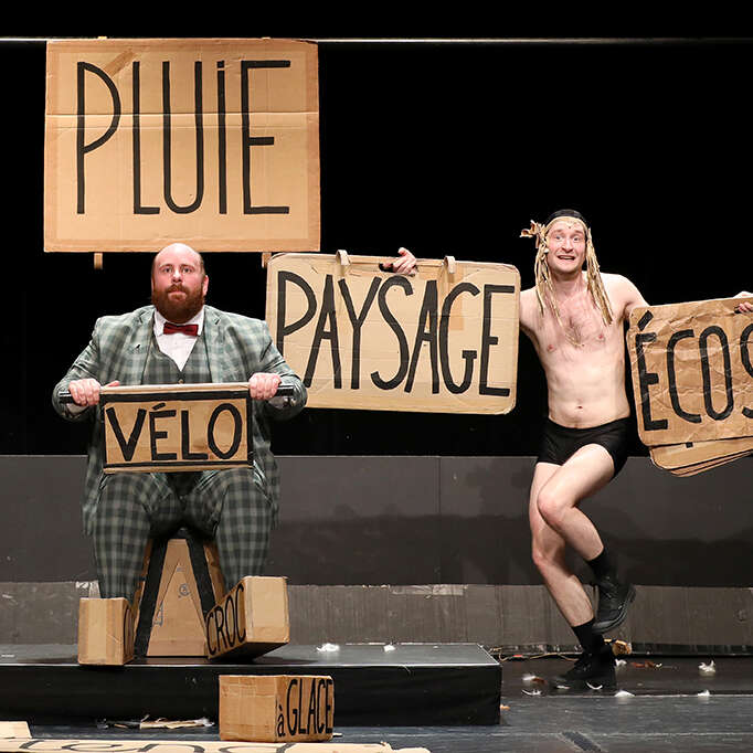 Théâtre "Les gros patinent bien"