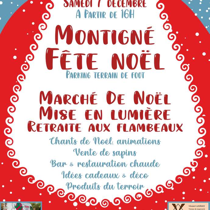 Marché de Noël - Montigné le Brillant