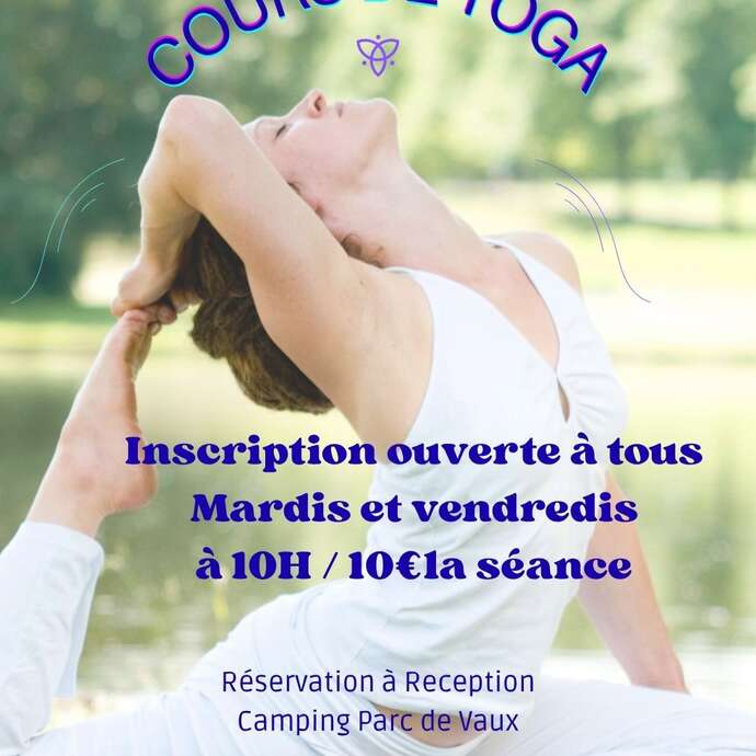 Yoga au camping Le Parc des Vaux
