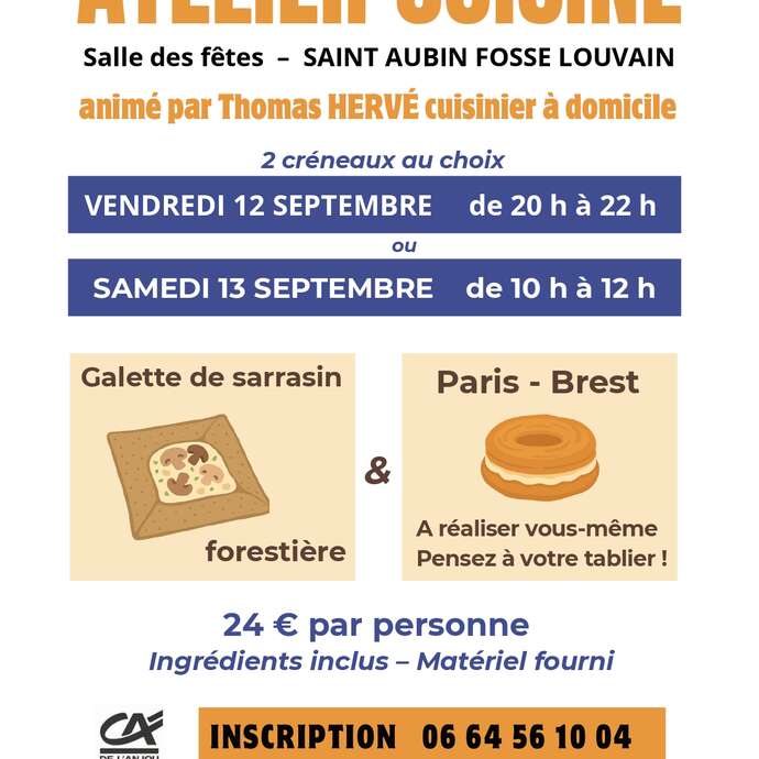 Bouge ton Village : atelier cuisine