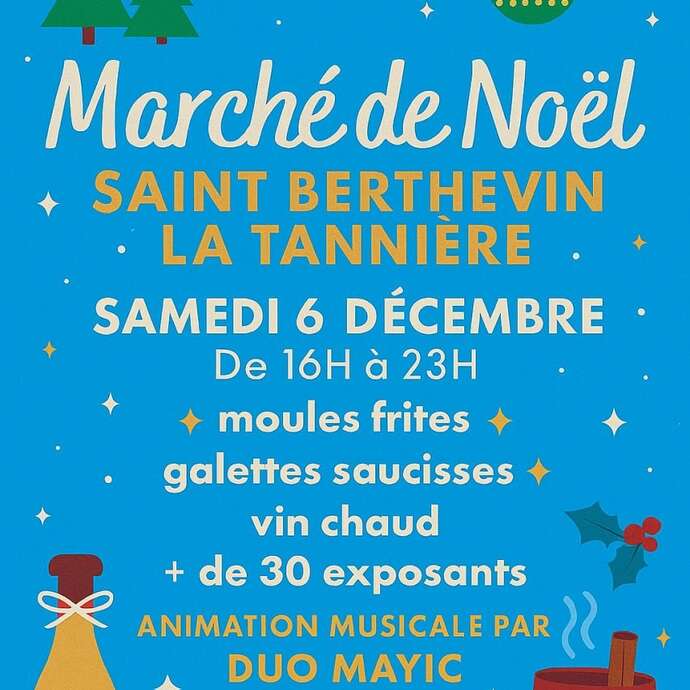 Marché de Noël à St Berthevin La Tannière