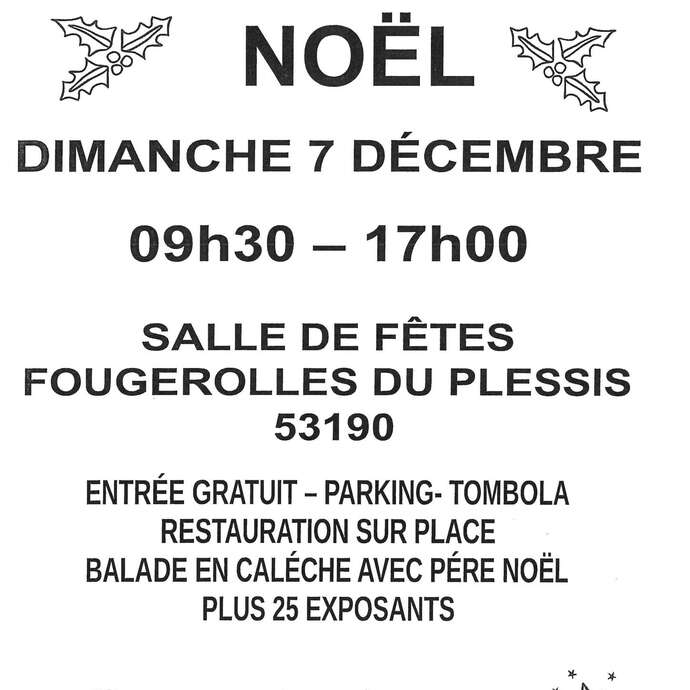 Marché de Noël à Fougerolles-du-Plessis