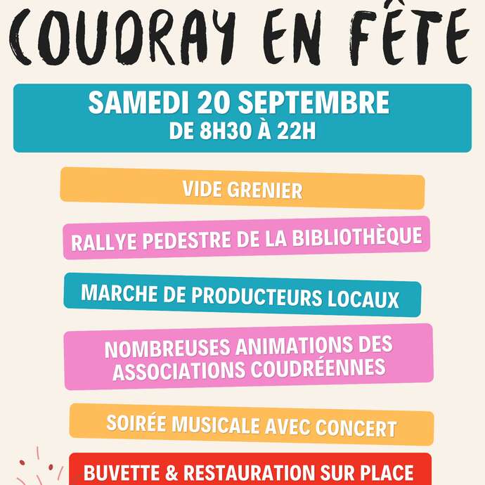COUDRAY EN FÊTE !