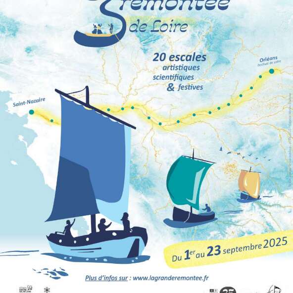 la Grande Remontée de Loire, du 1er au 23 septembre, de Saint-Nazaire à Orléans