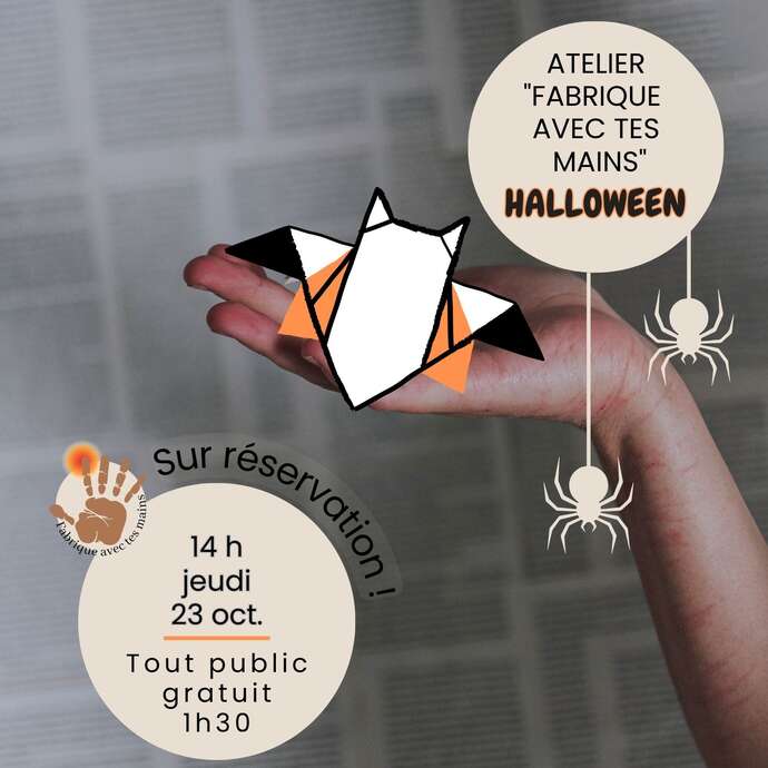 Atelier "Fabrique Avec tes Mains" : spécial Halloween