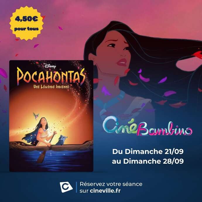 CINE BAMBINO : Pocahontas, une legende indienne