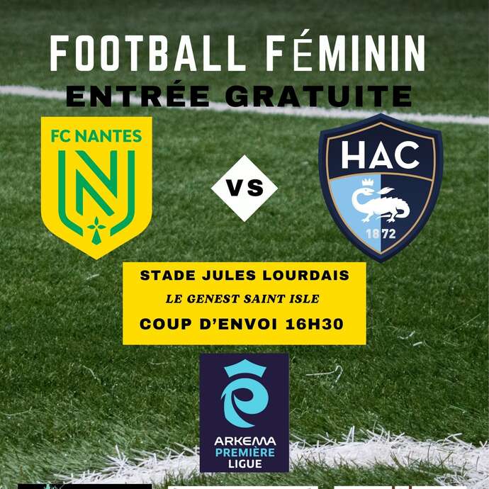 Football Féminin : FC Nantes - Le Havre