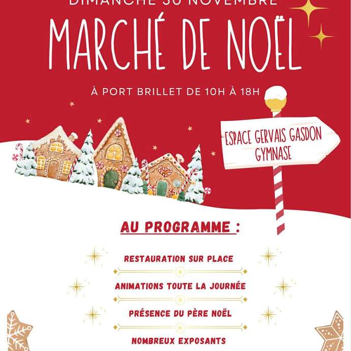 Marché de Noël à Port-Brillet