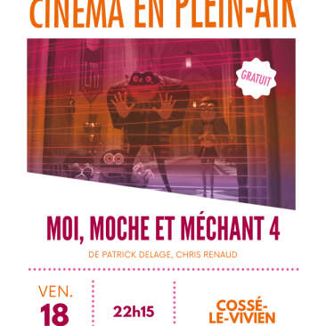 CINÉMA EN PLEIN AIR - "Moi, Moche et Méchant 4"