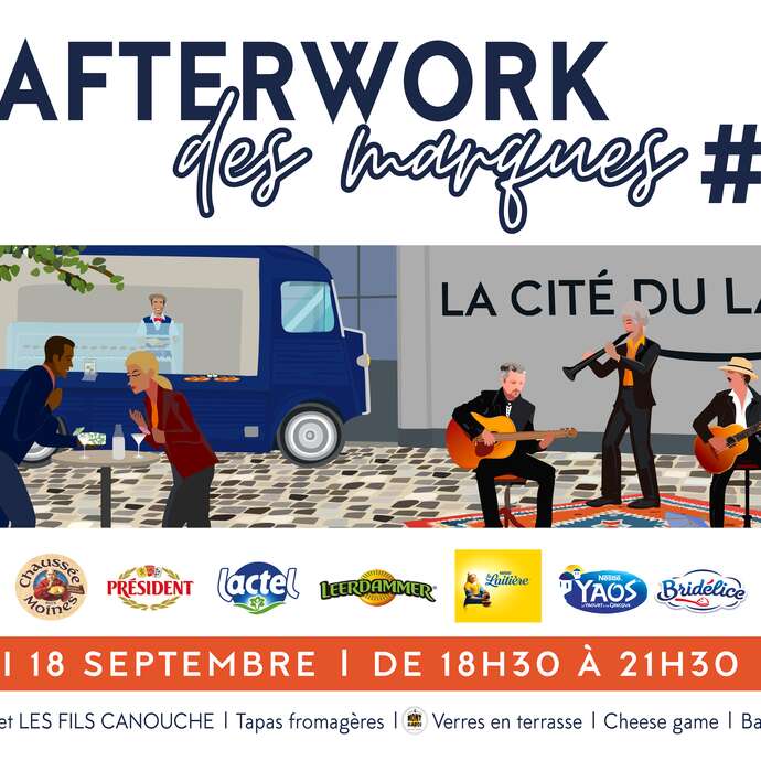 L'Afterwork des marques #2 à la Cité du Lait L'Afterwork des marques #2 à la Cité du Lait