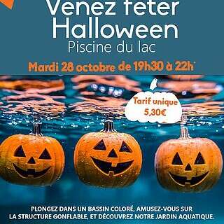 Venez fêter halloween à la Piscine du Lac