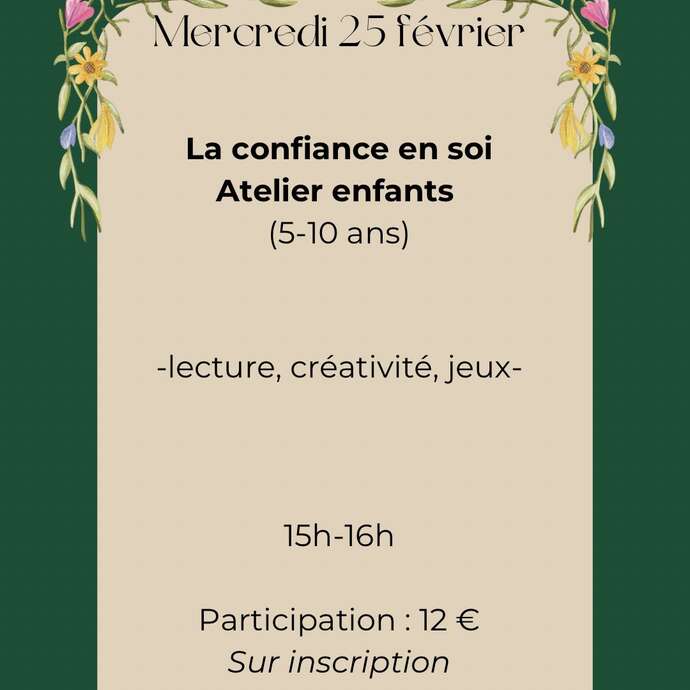 La confiance en soi - Atelier enfant