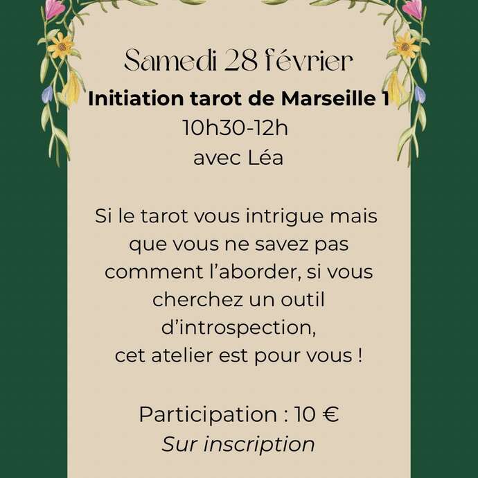 Initiation tarot de Marseille !