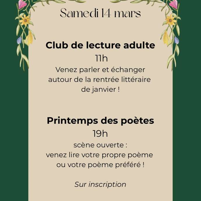 Printemps des poètes