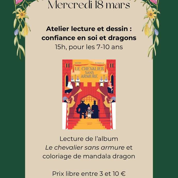 Atelier lecture et dessin