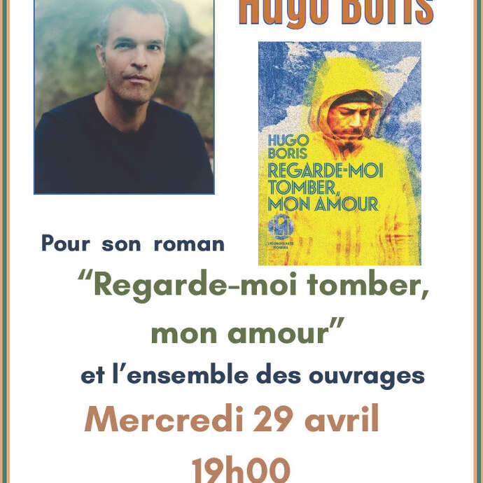 Rencontre & dédicaces : Hugo Boris