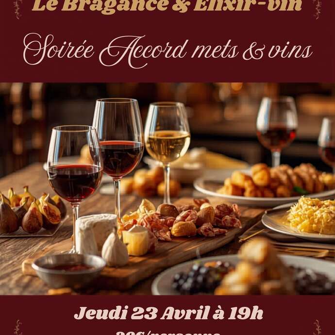 Soirée accord Mets et Vins