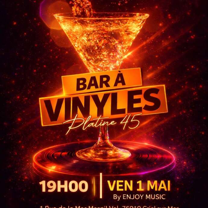Bar à vinyles