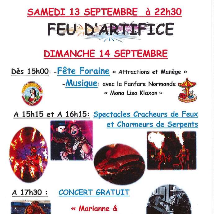 Fête Saint-Clément - Feu d'artifice