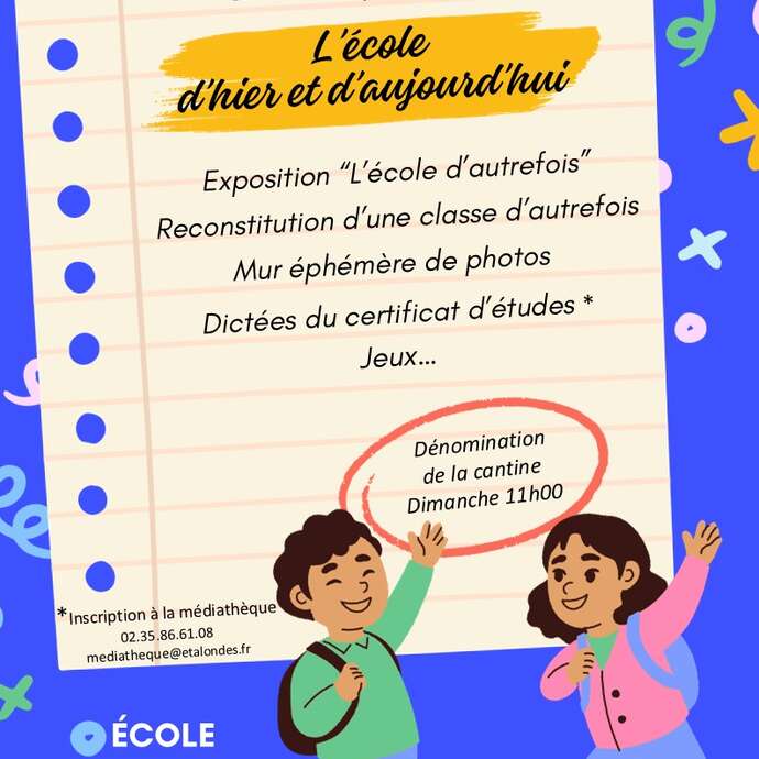 JEP 2025 - Exposition "L'école d'autrefois"