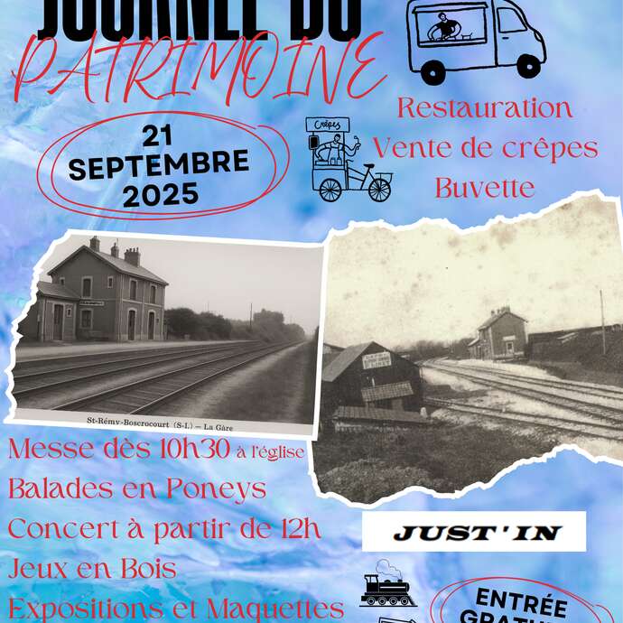 JEP 2025 - Revivez le site de l'ancienne gare d'Heudlimont : Exposition et balades en poney