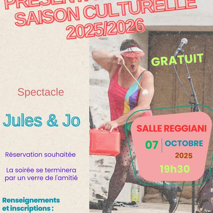 Spectacle soirée d’ouverture - Jules & Jo (le futur est génial)
