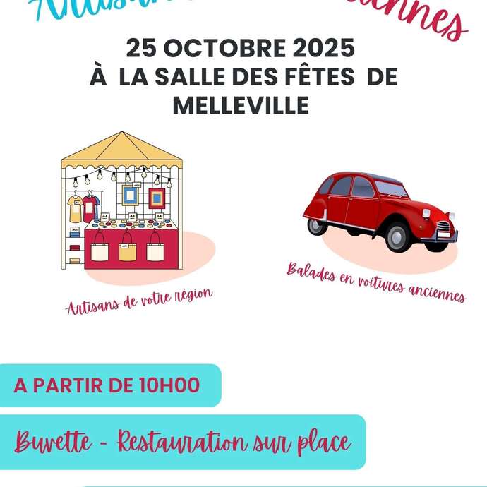 Marché artisanal - Voitures anciennes