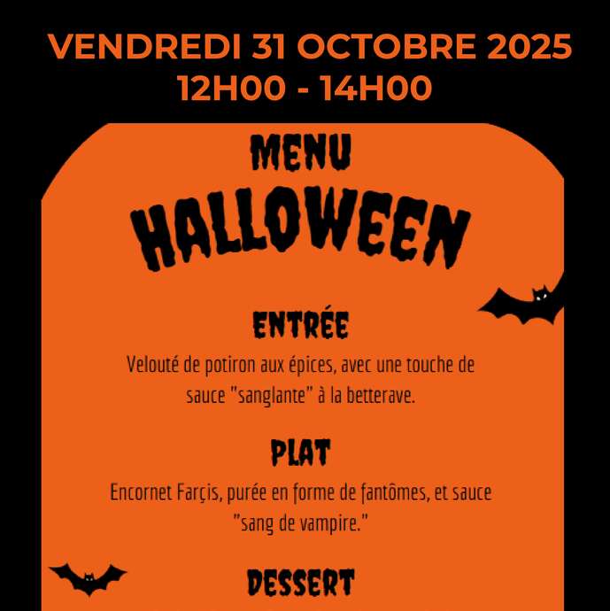Repas Halloween à la Résidence Domitys