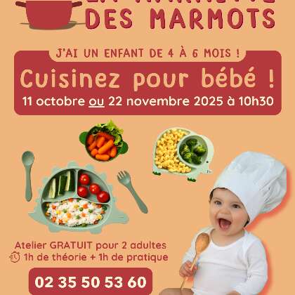 Atelier : Diversification alimentaire de 4 à 6 mois
