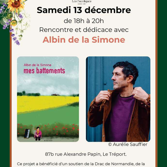 Rencontre - dédicace : Albin de la Simone