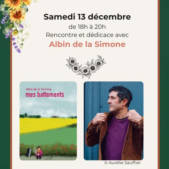 Rencontre - dédicace : Albin de la Simone