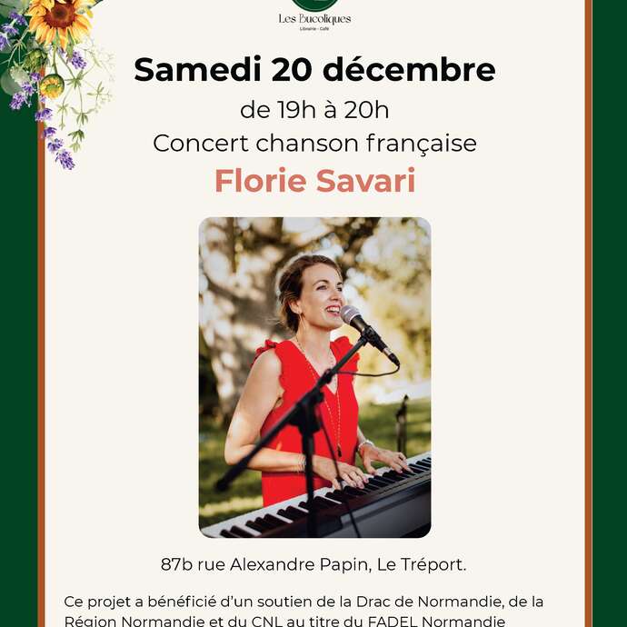 Concert chansons françaises : Florie Savari