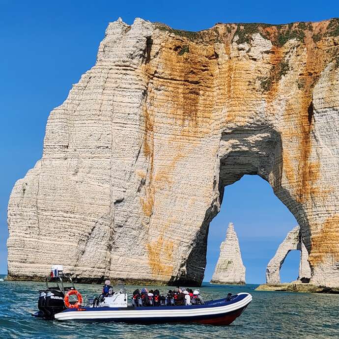 Bootsfahrten nach Etretat