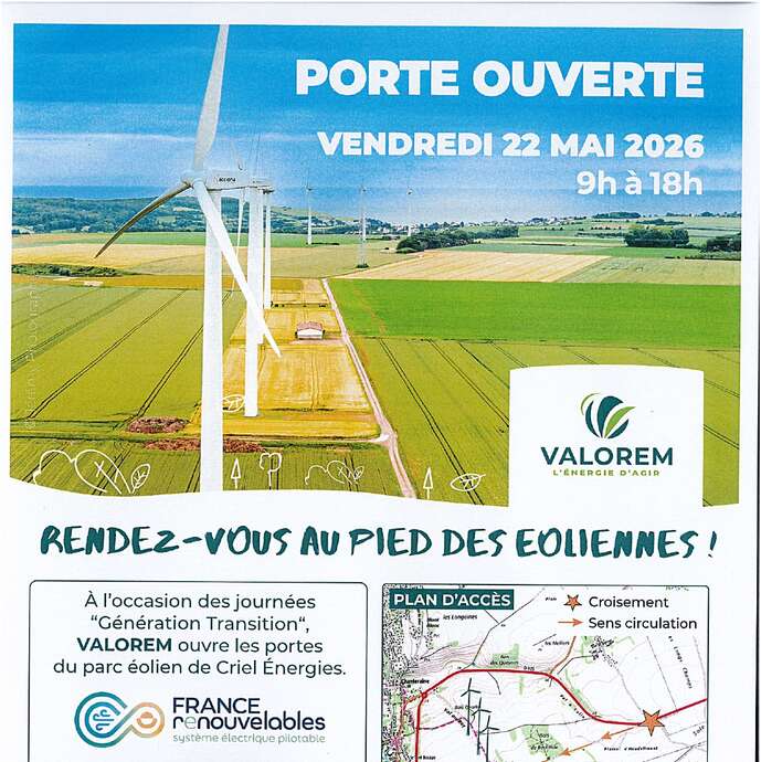 Porte ouverte - Visite site éolien